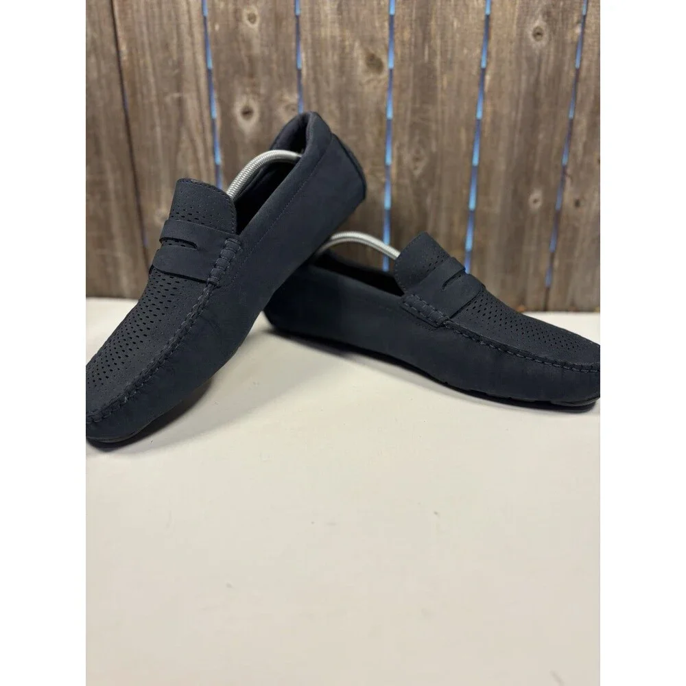 Cole Haan GrandSeries Mens 12M Black Leather Slip On Loafers Comfort